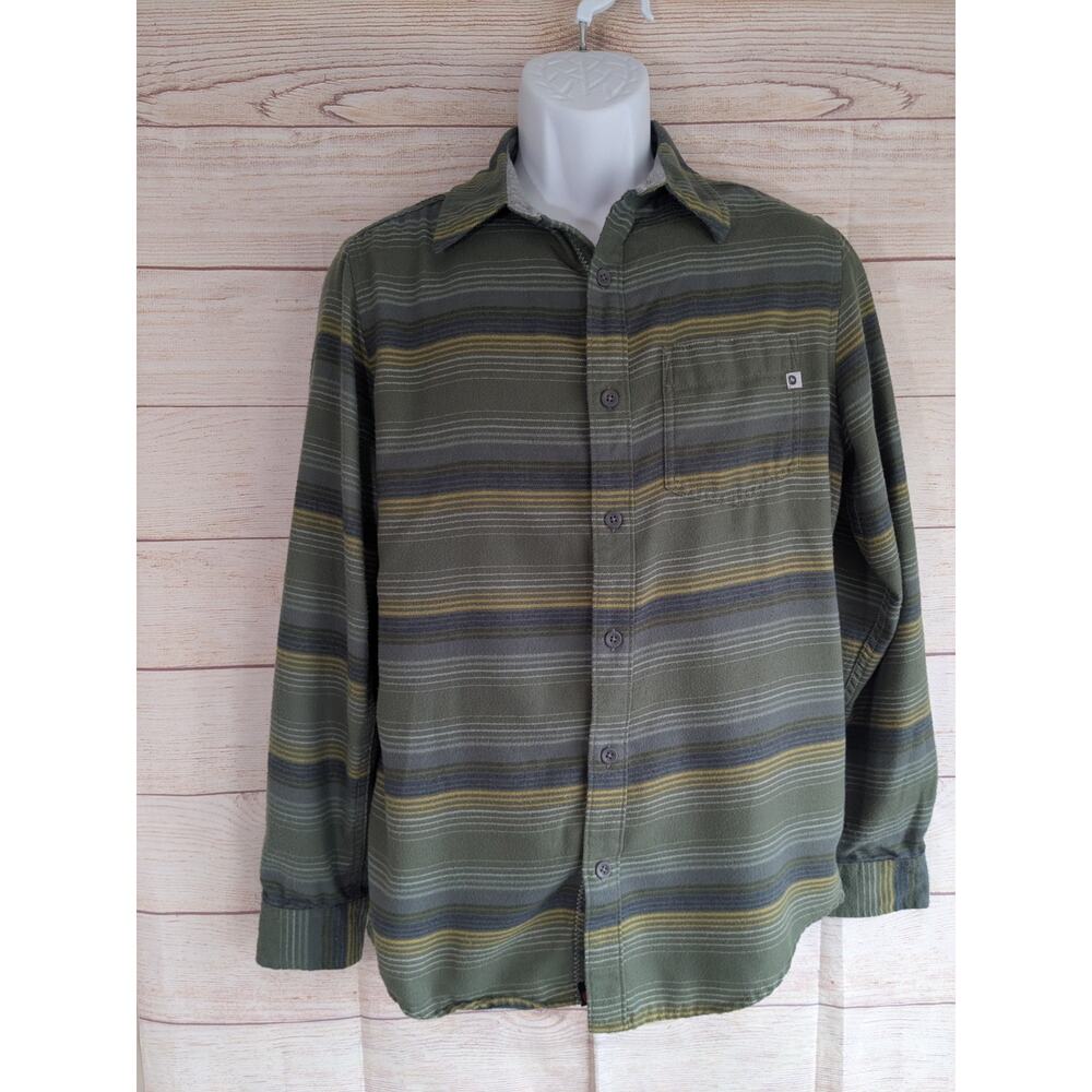 Marmot Shirt Men's Small Gray Button Up Long Sleeve Outdoors Casual